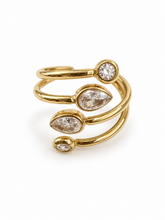 Load image into Gallery viewer, Four Crystal Ring