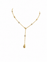Load image into Gallery viewer, Teardrop Lariat Necklace