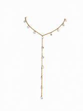 Load image into Gallery viewer, Crystal Drop Lariat Necklace