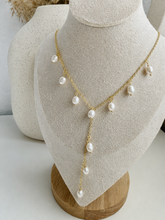 Load image into Gallery viewer, Lariat Pearl Necklace