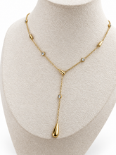 Load image into Gallery viewer, Teardrop Lariat Necklace