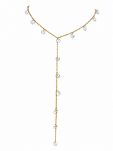 Load image into Gallery viewer, Crystal Drop Lariat Necklace
