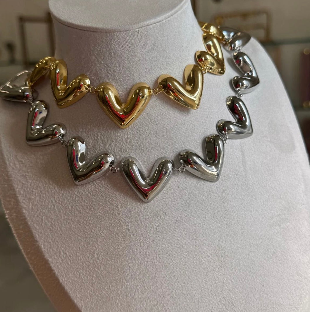 Heart Chunky Necklace