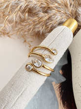 Load image into Gallery viewer, Four Crystal Ring
