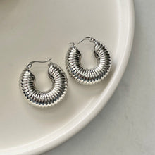 Load image into Gallery viewer, Silver Hoops
