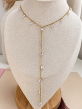 Load image into Gallery viewer, Crystal Drop Lariat Necklace
