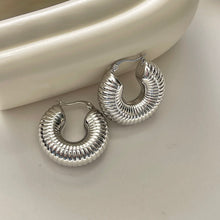 Load image into Gallery viewer, Silver Hoops
