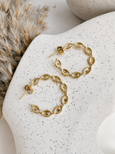 Load image into Gallery viewer, Bold Tab Hoops Earrings

