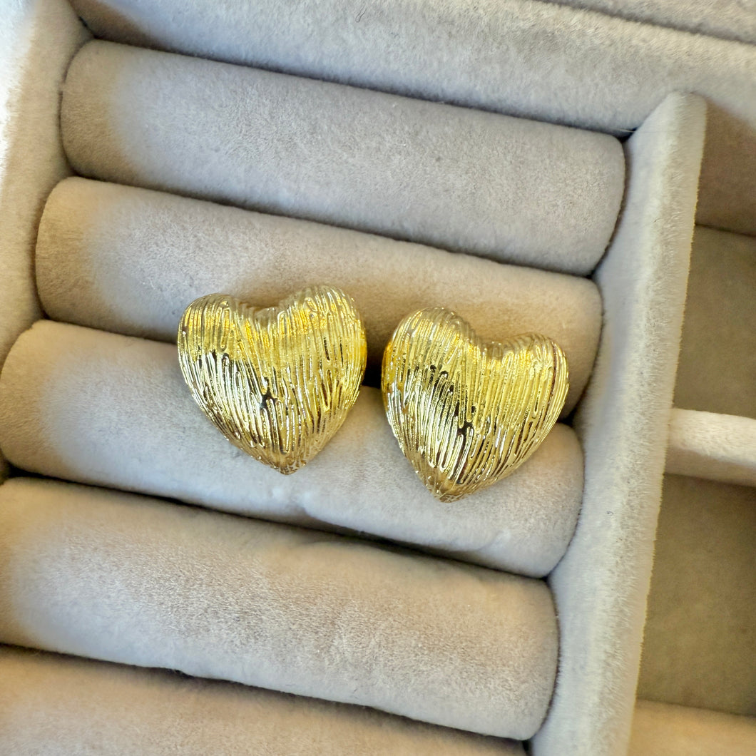Chunky Heart Earrings