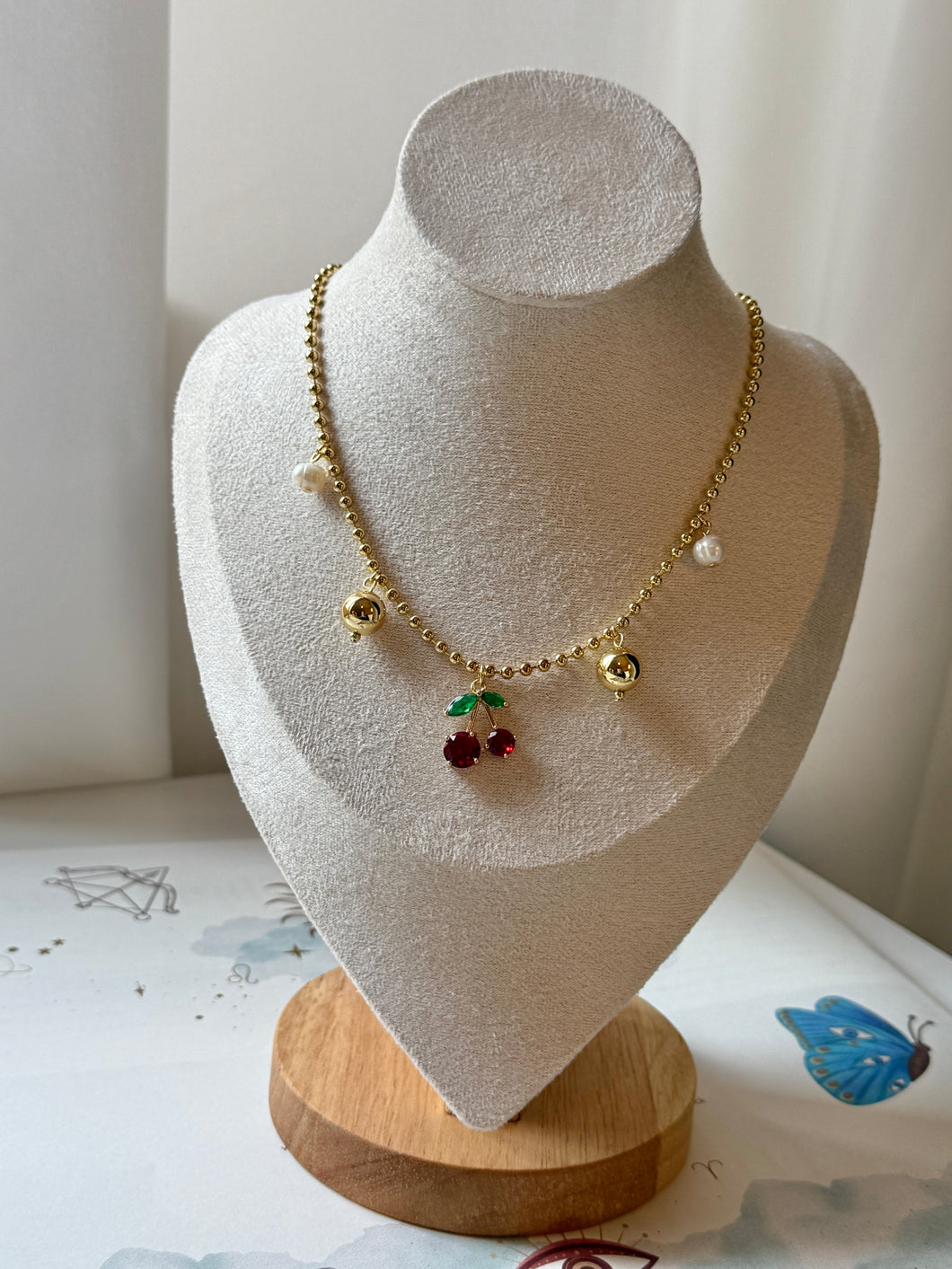 Charms Cherry Necklace