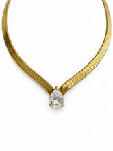 Load image into Gallery viewer, Drop Herringbone Necklace
