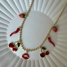 Load image into Gallery viewer, Cherry Charm Necklace
