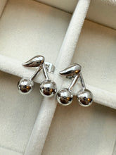 Load image into Gallery viewer, Silver / Gold Cherry Earrings

