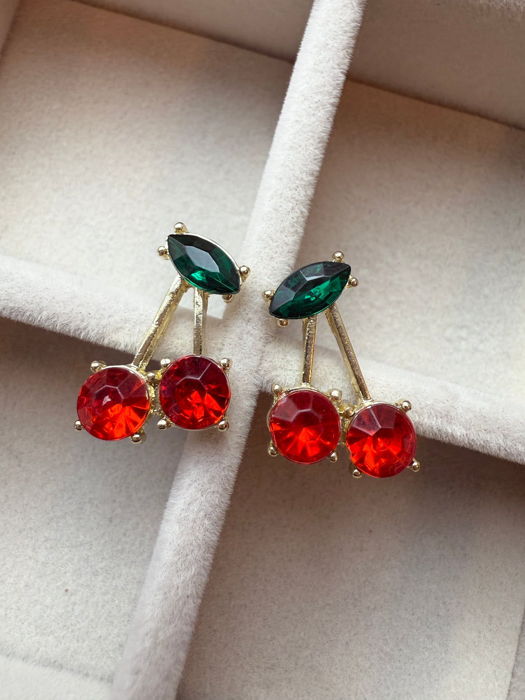 Cherry Zirconia Earrings