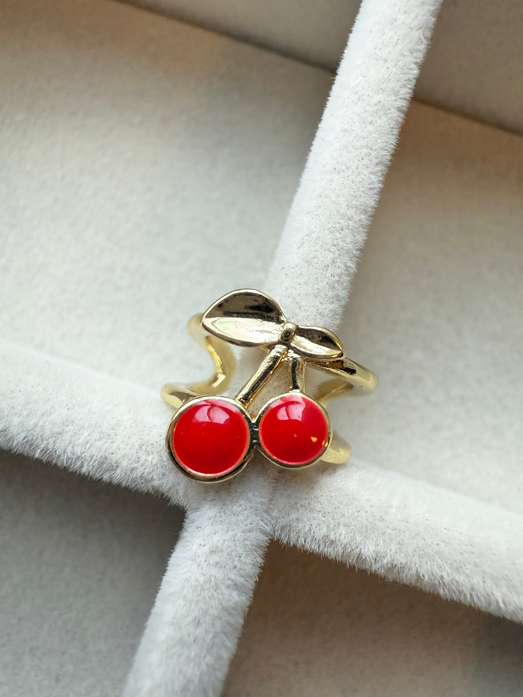 Cherry Enamel Ear Cuff
