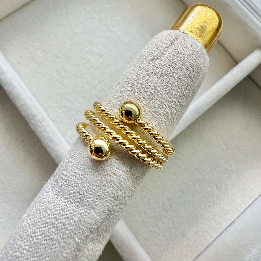 Golden Spiral Ring