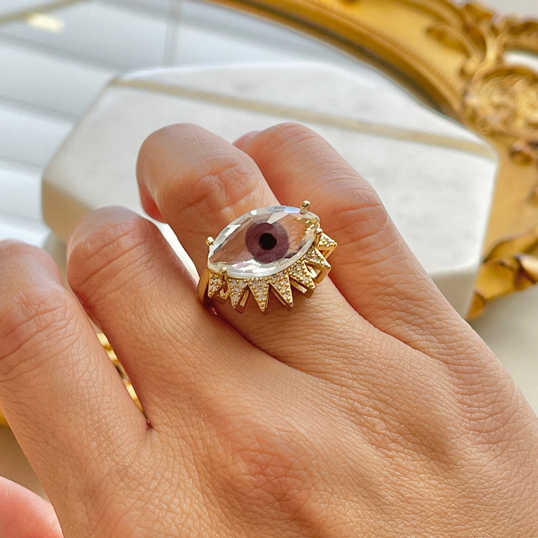 Crystal Eye Ring