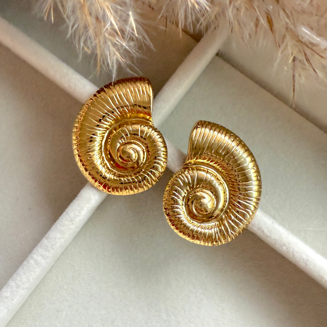 Caracol Golden Earrings