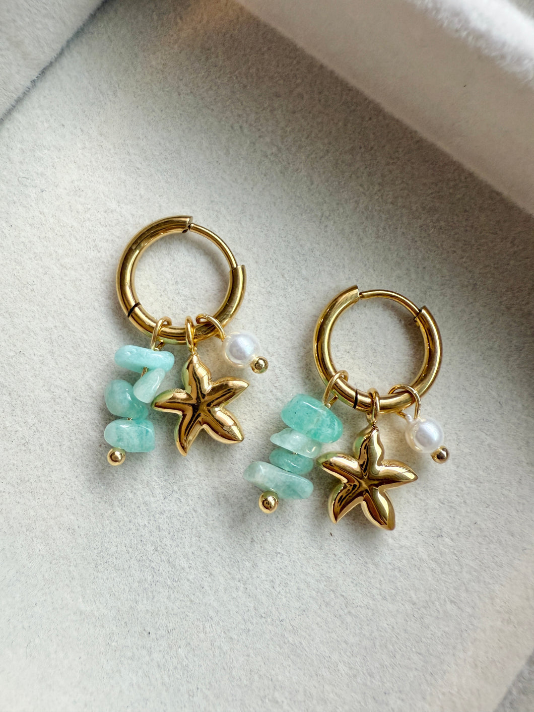 Charms Hoop Earrings