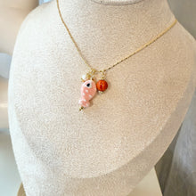 Load image into Gallery viewer, Sea Beads Fish Pink Adjustable Necklace
