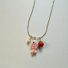 Load image into Gallery viewer, Sea Beads Fish Pink Adjustable Necklace
