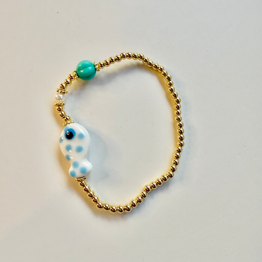 Sea Beads Fish Bracelet