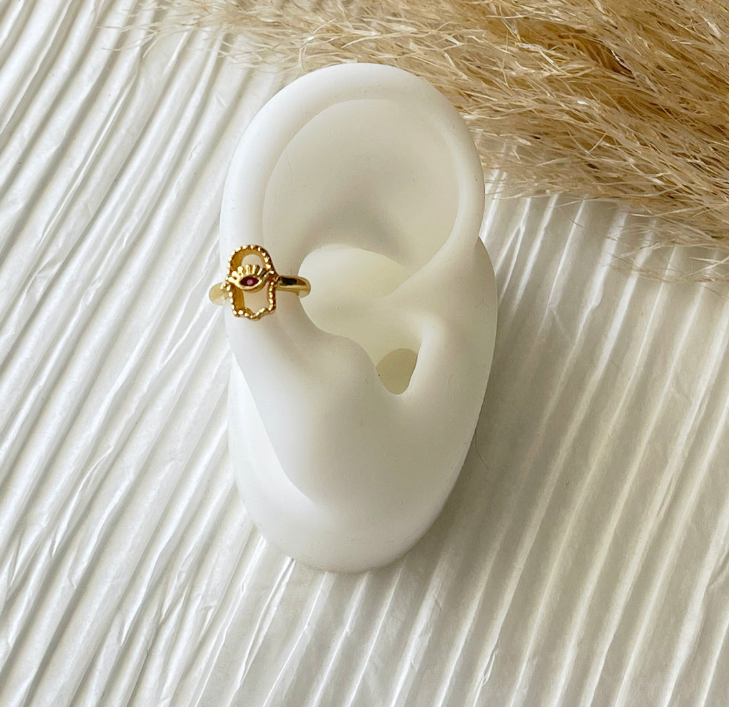 Hamsa Ear Cuff