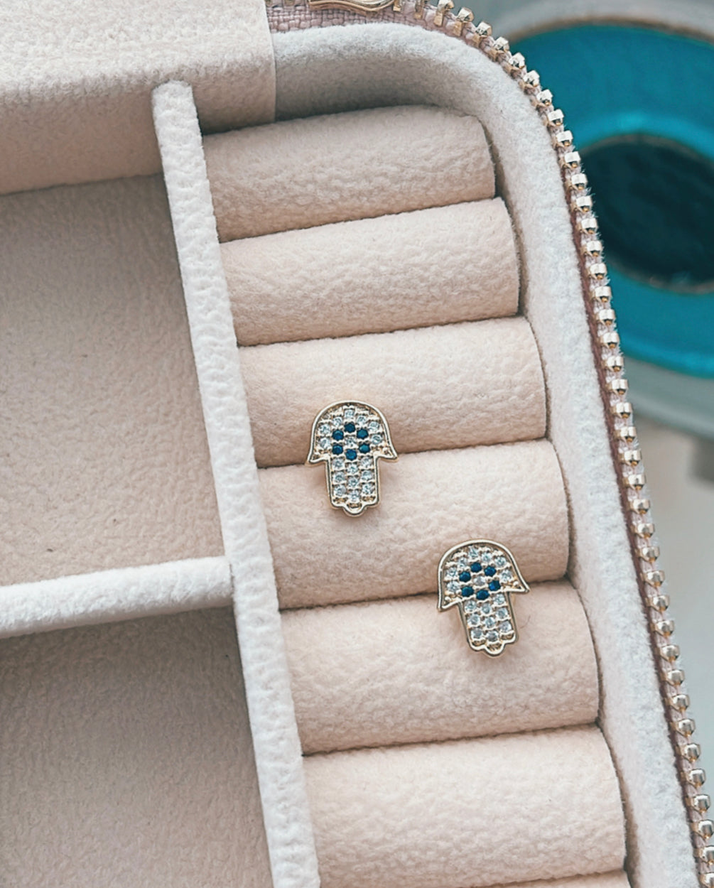 Hamsa Studs