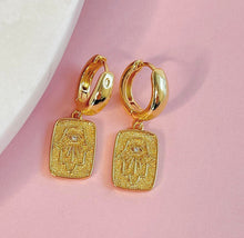 Load image into Gallery viewer, Hamsa Hand Earrings
