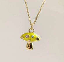 Load image into Gallery viewer, Neon Mushroom Necklace
