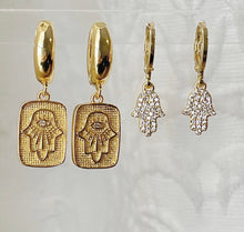 Load image into Gallery viewer, Hamsa Hand Earrings

